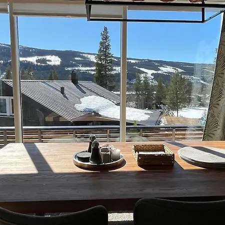 Feriehus Modern Cabin, Great View, Sunny, 2ba, 4br Hemsedal