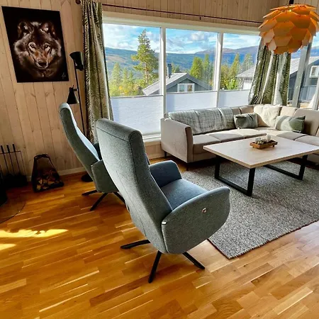 Modern Cabin, Great View, Sunny, 2ba, 4br Feriehus