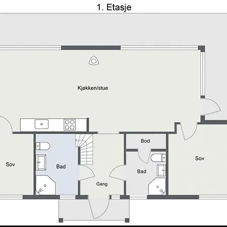 Tatil Evi Modern Cabin, Great View, Sunny, 2ba, 4br *