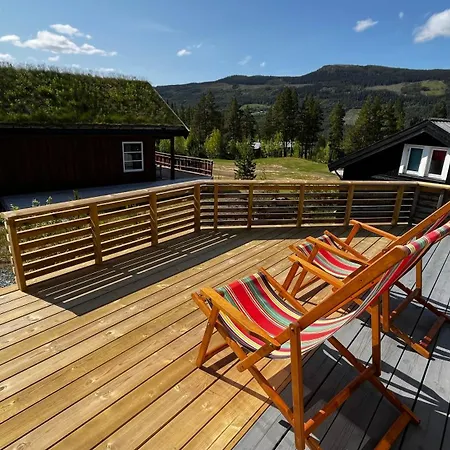 Modern Cabin, Great View, Sunny, 2ba, 4br * Hemsedal
