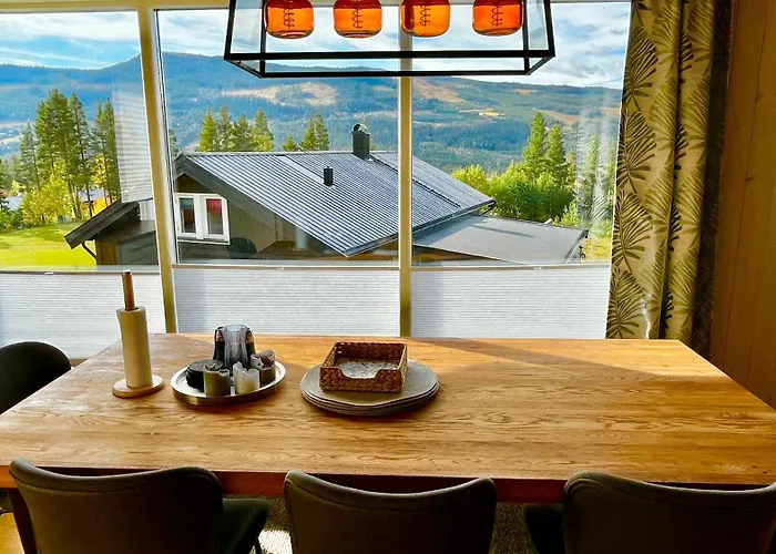 Modern Cabin, Great View, Sunny, 2ba, 4br 海姆瑟达尔