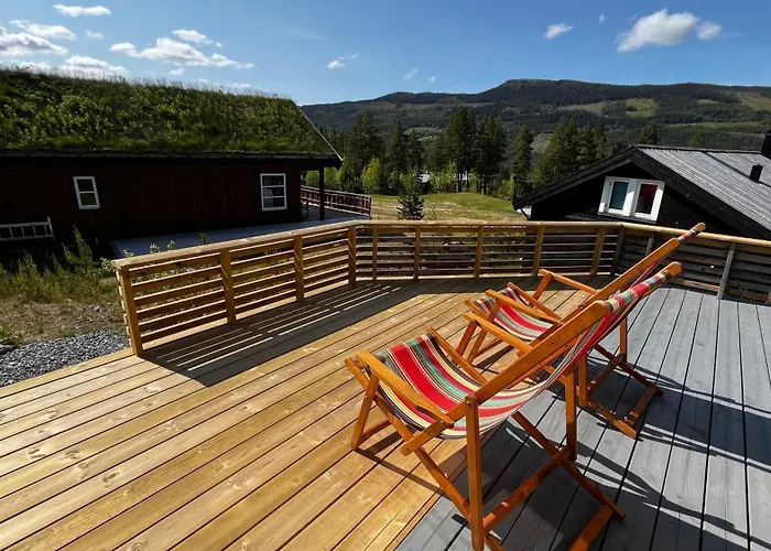 Modern Cabin, Great View, Sunny, 2ba, 4br * 海姆瑟达尔